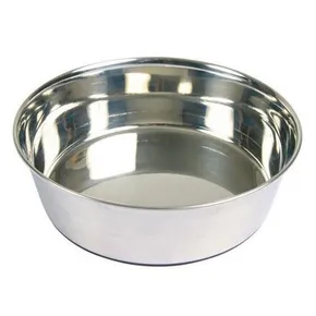Edelstahlschüssel mit Gummiboden 1,7 l/o 21 cm